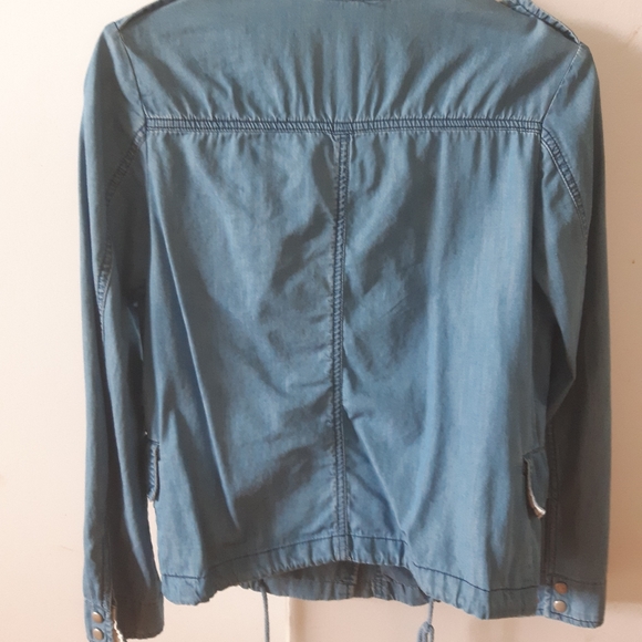 Forever 21 light Bedazzled Demin Chambray Jacket - Picture 3 of 3